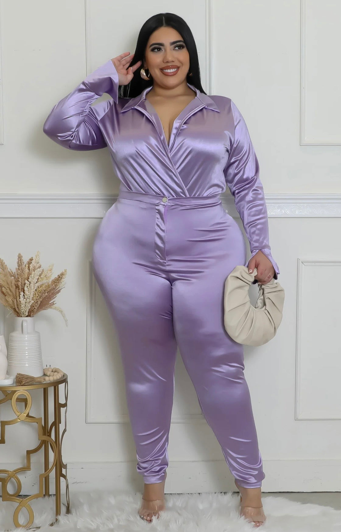STANDING ON BUSINESS BODYSUIT SET